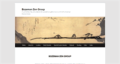 Desktop Screenshot of bozemanzengroup.org