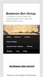 Mobile Screenshot of bozemanzengroup.org